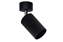 Светильник CAST 85 BLACK, накладной потолочный, алюминиевое литье, круглый, черный, ø55x140мм. GU10.