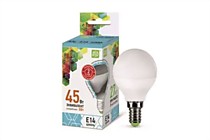 Лампа E14 светодиодная LED-ШАР-standard 5Вт 230В Е14 4000К  ASD