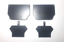 Торцевая заглушка для профиля алюминиевого АМ-1 цвет черный. (упаковка 2 шт.).