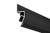 Багет алюминиевый теневой АМ2 черный. (длинна 2 м.).