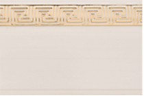Потолочный карниз Греция 5 см. белый/золото без поворотов в упаковке